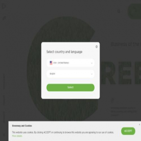 Скриншот главной страницы сайта greenwayglobal.kz