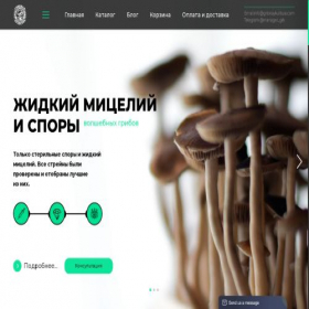 Скриншот главной страницы сайта gribnayacultura.cfd