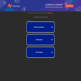 Скриншот главной страницы сайта gridinvest.pro