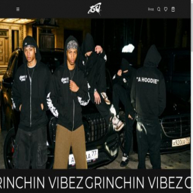 Скриншот главной страницы сайта grinchin-vibez.com