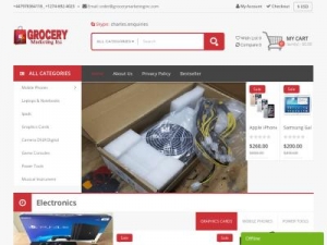 Скриншот главной страницы сайта grocerymarketinginc.com