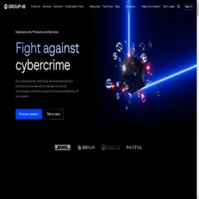 Скриншот главной страницы сайта group-ib.ru