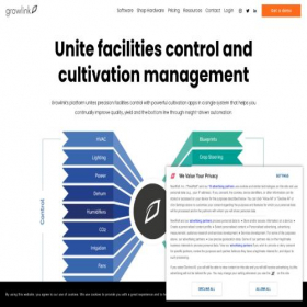 Скриншот главной страницы сайта growlink.ag