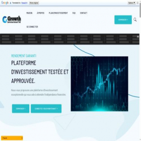 Скриншот главной страницы сайта growth-internationallimited.com