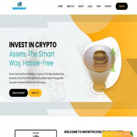 Скриншот главной страницы сайта growthcoinltd.com