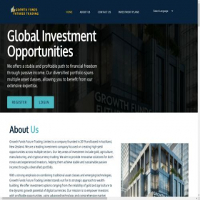 Скриншот главной страницы сайта growthfundsfuturetradinglimited.pro
