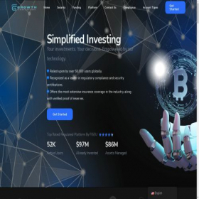 Скриншот главной страницы сайта growthgrindadvisors.com