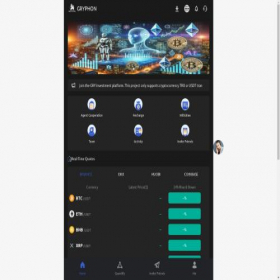 Скриншот главной страницы сайта gryphon-trx.com