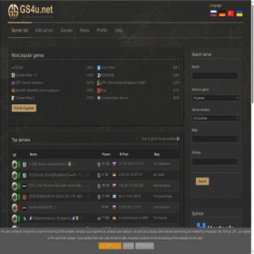 Скриншот главной страницы сайта gs4u.net