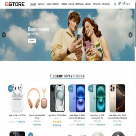 Скриншот главной страницы сайта gstoremobile.ru