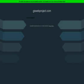 Скриншот главной страницы сайта gswebproject.com