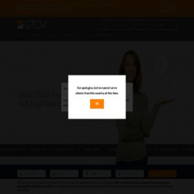 Скриншот главной страницы сайта gtcm.com