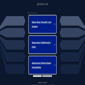 Скриншот главной страницы сайта gtradex.net