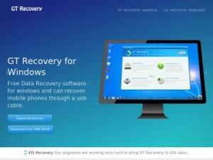 Скриншот главной страницы сайта gtrecovery.net