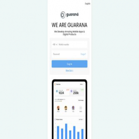 Скриншот главной страницы сайта guarana-technologies.app