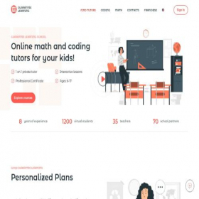Скриншот главной страницы сайта guaranteelearning.com