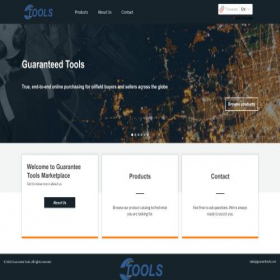 Скриншот главной страницы сайта guaranttools.com