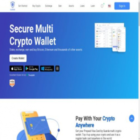 Скриншот главной страницы сайта guardawebwallet.com