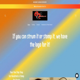 Скриншот главной страницы сайта guitar-restore.net