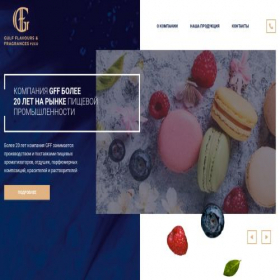 Скриншот главной страницы сайта gulfflavours.ru