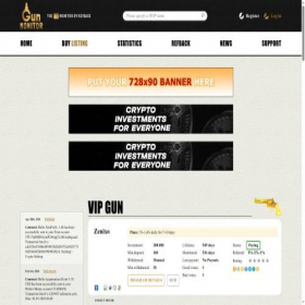 Скриншот главной страницы сайта gun-monitor.com