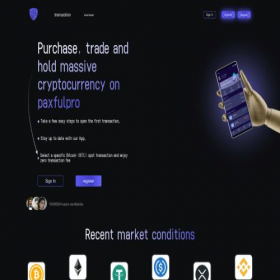 Скриншот главной страницы сайта h5.paxtrade.pro
