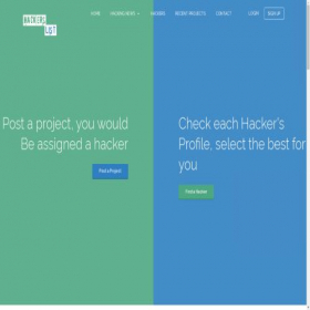 Скриншот главной страницы сайта hackers-list.com