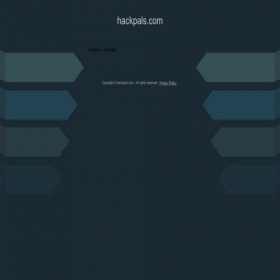 Скриншот главной страницы сайта hackpals.com