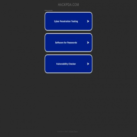 Скриншот главной страницы сайта hackpda.com