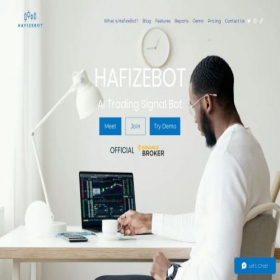 Скриншот главной страницы сайта hafizebot.com