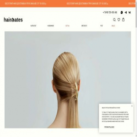 Скриншот главной страницы сайта hairmates.ru
