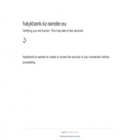 Скриншот главной страницы сайта halykbank.kz-sender.eu