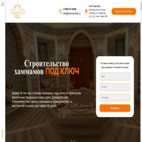 Скриншот главной страницы сайта hammamelit.ru
