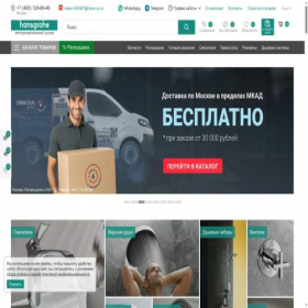 Скриншот главной страницы сайта hans-rus.ru