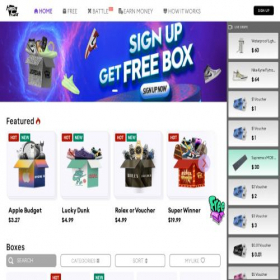 Скриншот главной страницы сайта hapabox.com