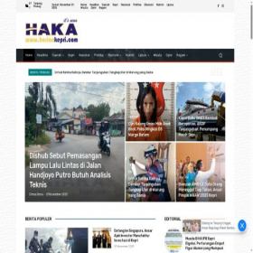 Скриншот главной страницы сайта hariankepri.com