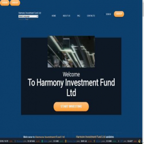 Скриншот главной страницы сайта harmonyinvestmentfundltd.com