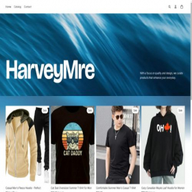 Скриншот главной страницы сайта harveymaree.shop