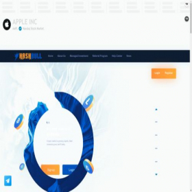 Скриншот главной страницы сайта hash-bull.com