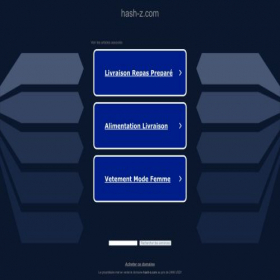 Скриншот главной страницы сайта hash-z.com