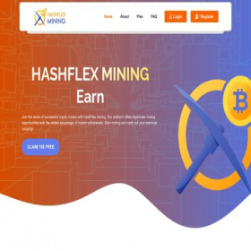 Скриншот главной страницы сайта hashflex.net