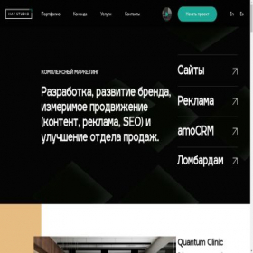 Скриншот главной страницы сайта hay-studio.ru