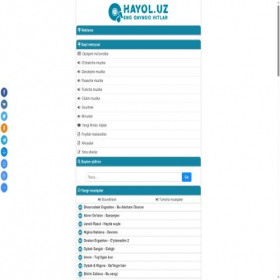 Скриншот главной страницы сайта hayol.uz