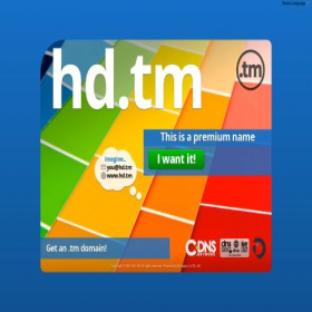 Скриншот главной страницы сайта hd.tm