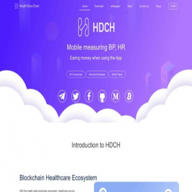 Скриншот главной страницы сайта hdch.io