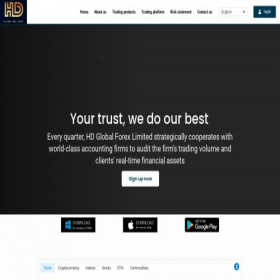 Скриншот главной страницы сайта hdglobalforexlimited.com