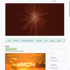 Скриншот главной страницы сайта health-spiritual.com