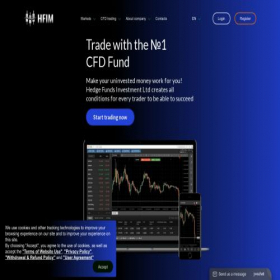 Скриншот главной страницы сайта hedgeinvest.net