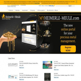 Скриншот главной страницы сайта heimerle-meule.com
