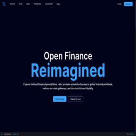 Скриншот главной страницы сайта helixapp.com